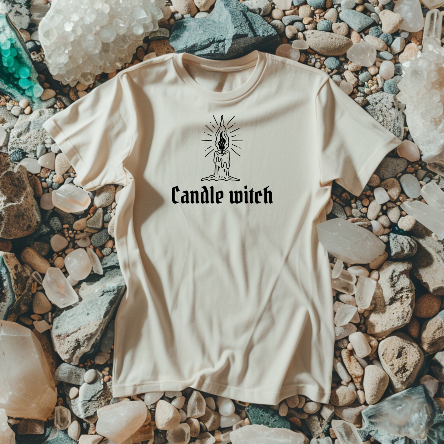 Candle witch T-shirt