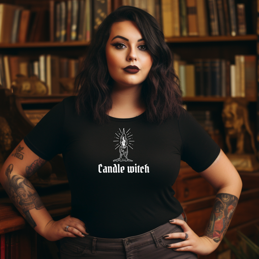 Candle witch T-shirt