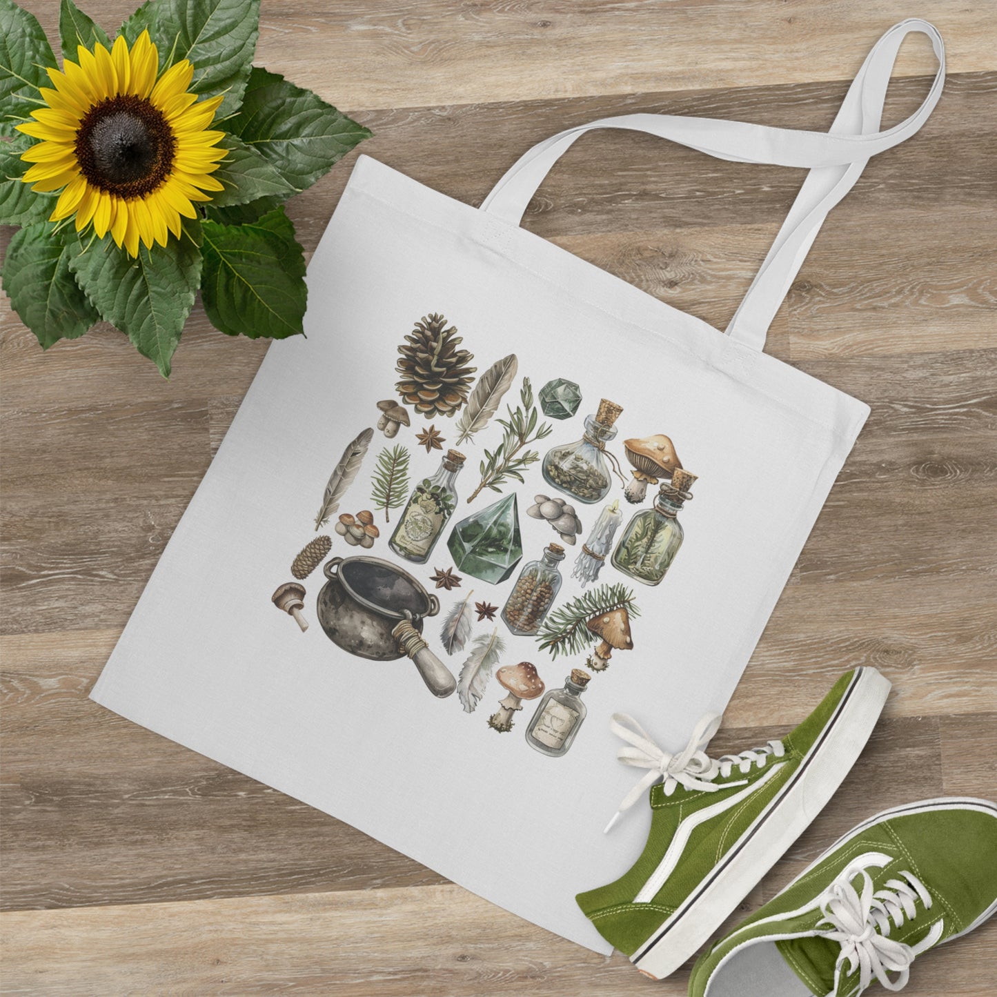 Forest witch things  tote bag